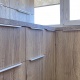 Встроенные шкафы для хранения на балконе
